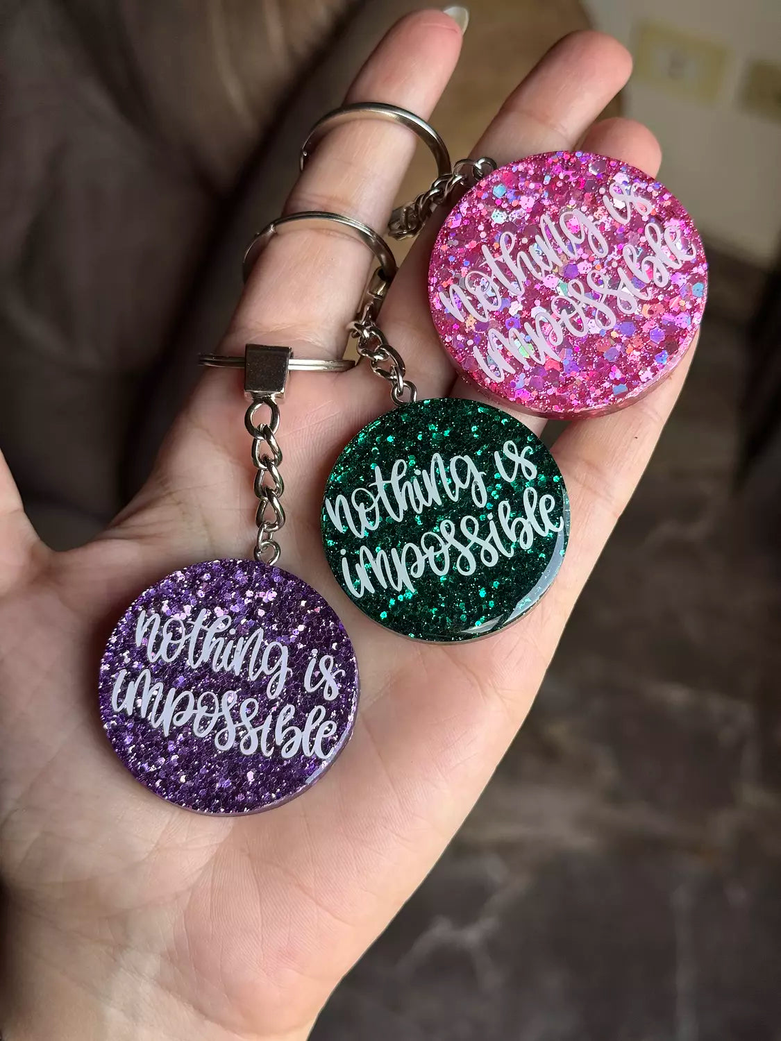 “ Nothing Impossible “ Keychain