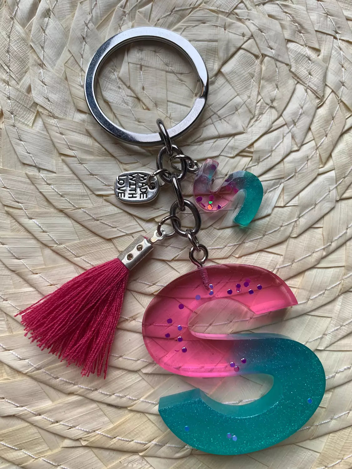 Letter ( S ) Keychain