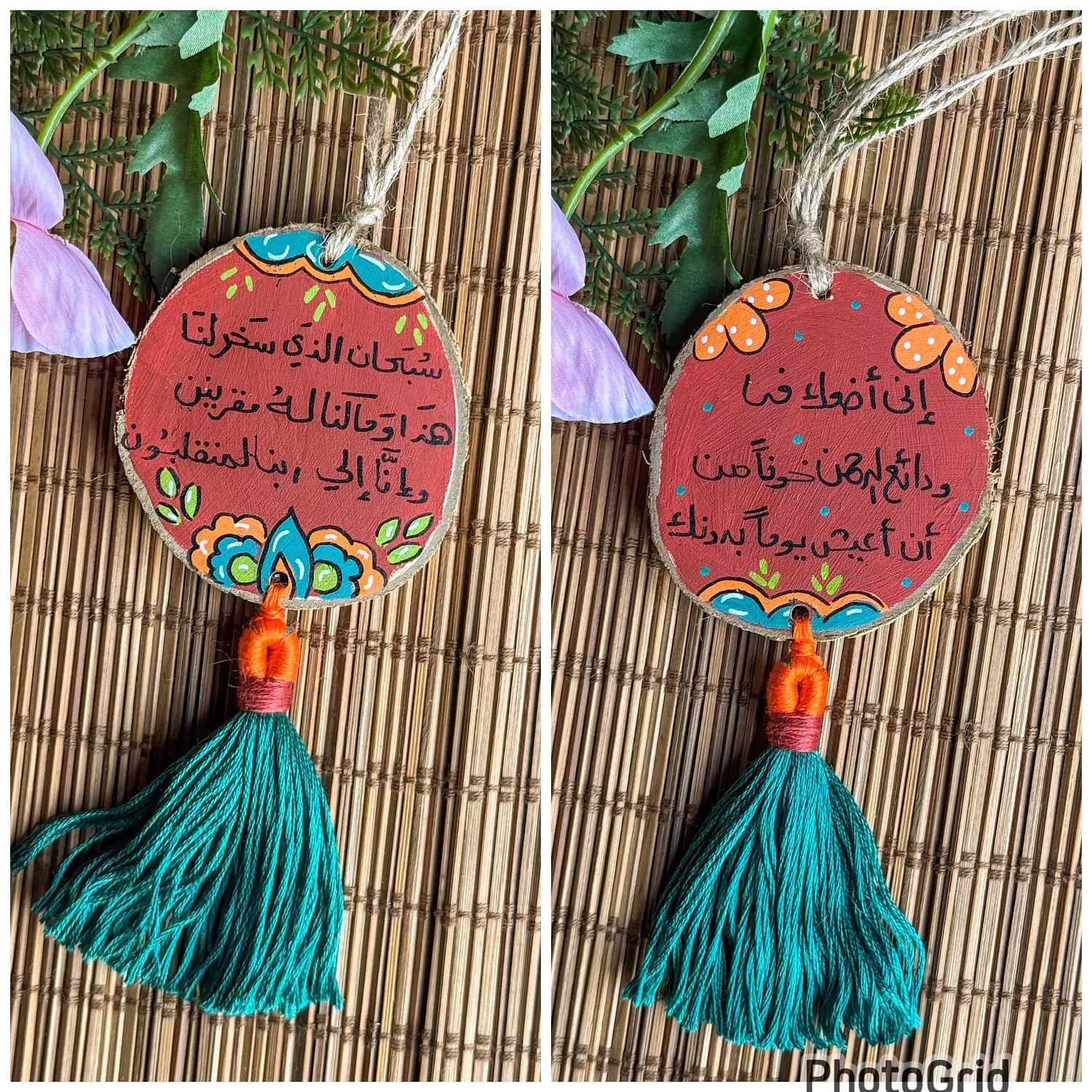 Lollypop Small Tassel Wood Car Hanger