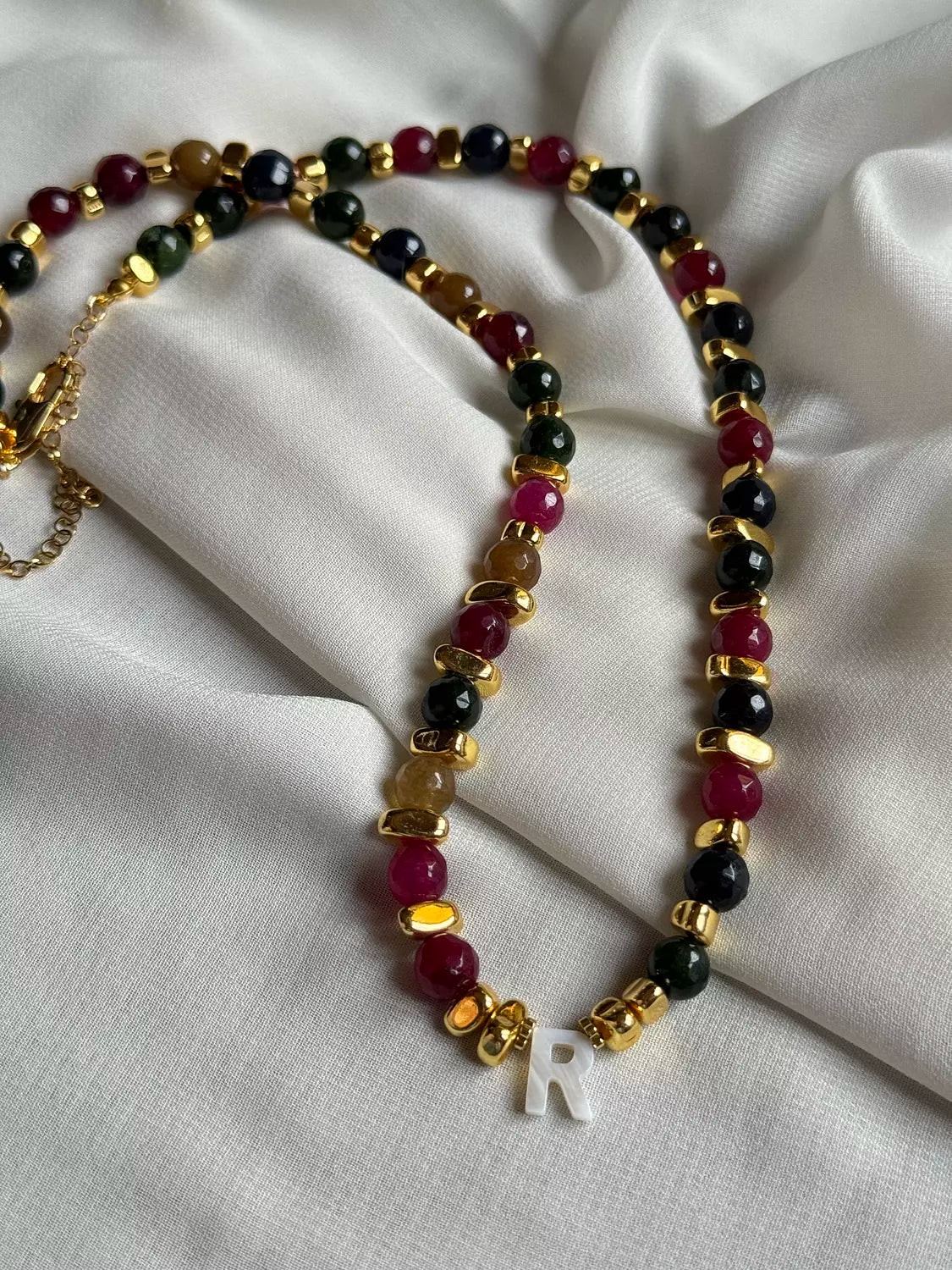 Bold Agate Necklace / Multi-Layer Bracelet