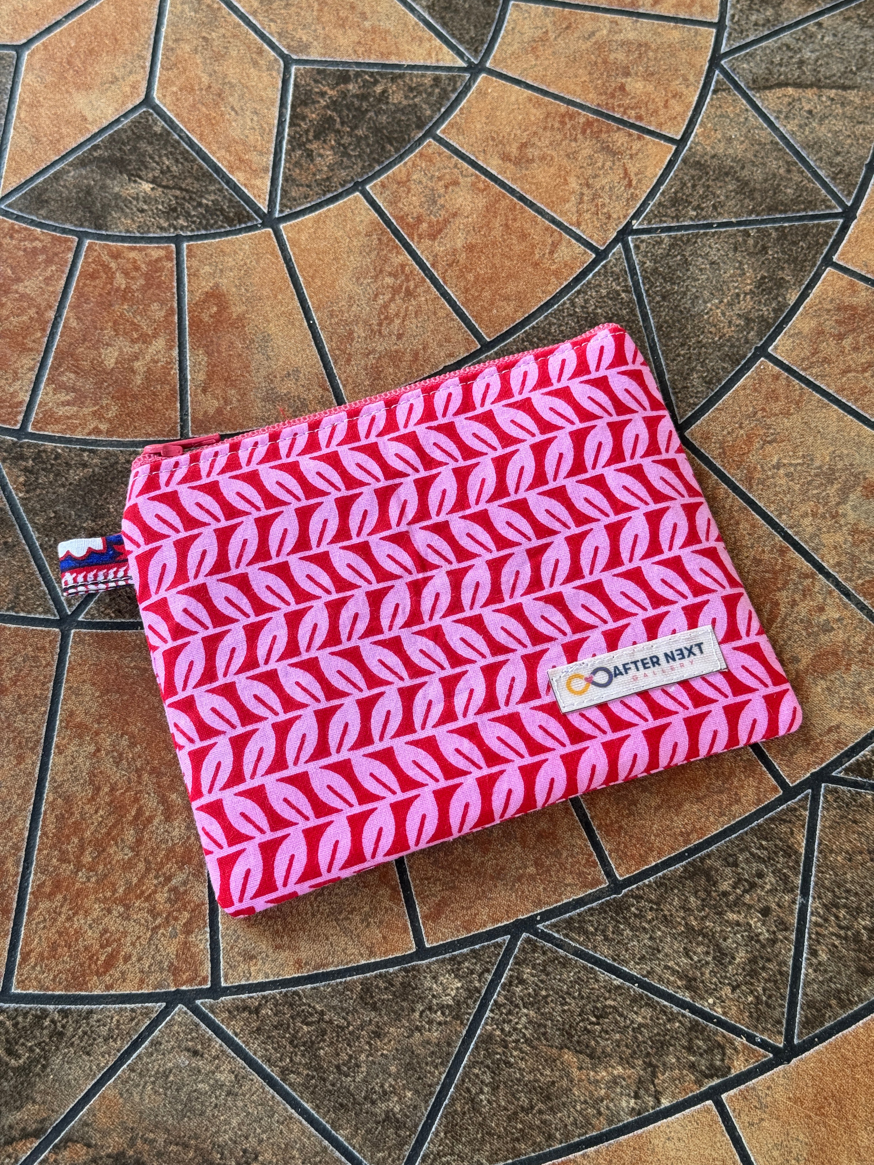 Pinky Leaves Keychain Wallet ( Valentine's Collection )