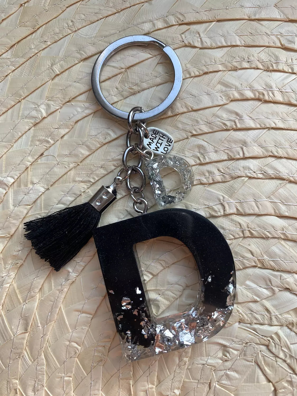 Letter ( D ) Keychain