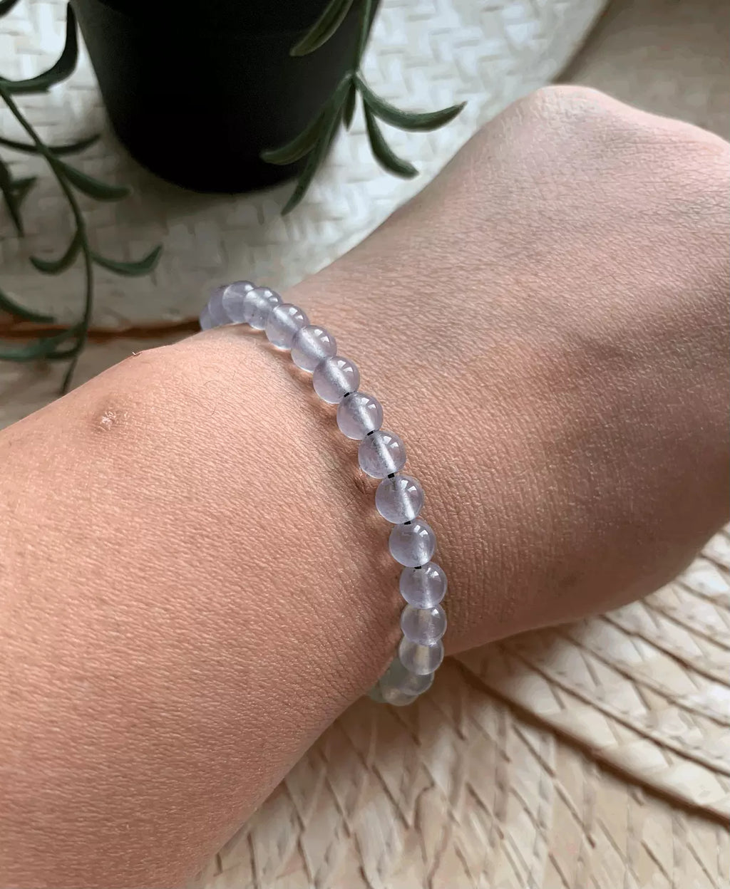 Hematite / Agate Grey Bracelet
