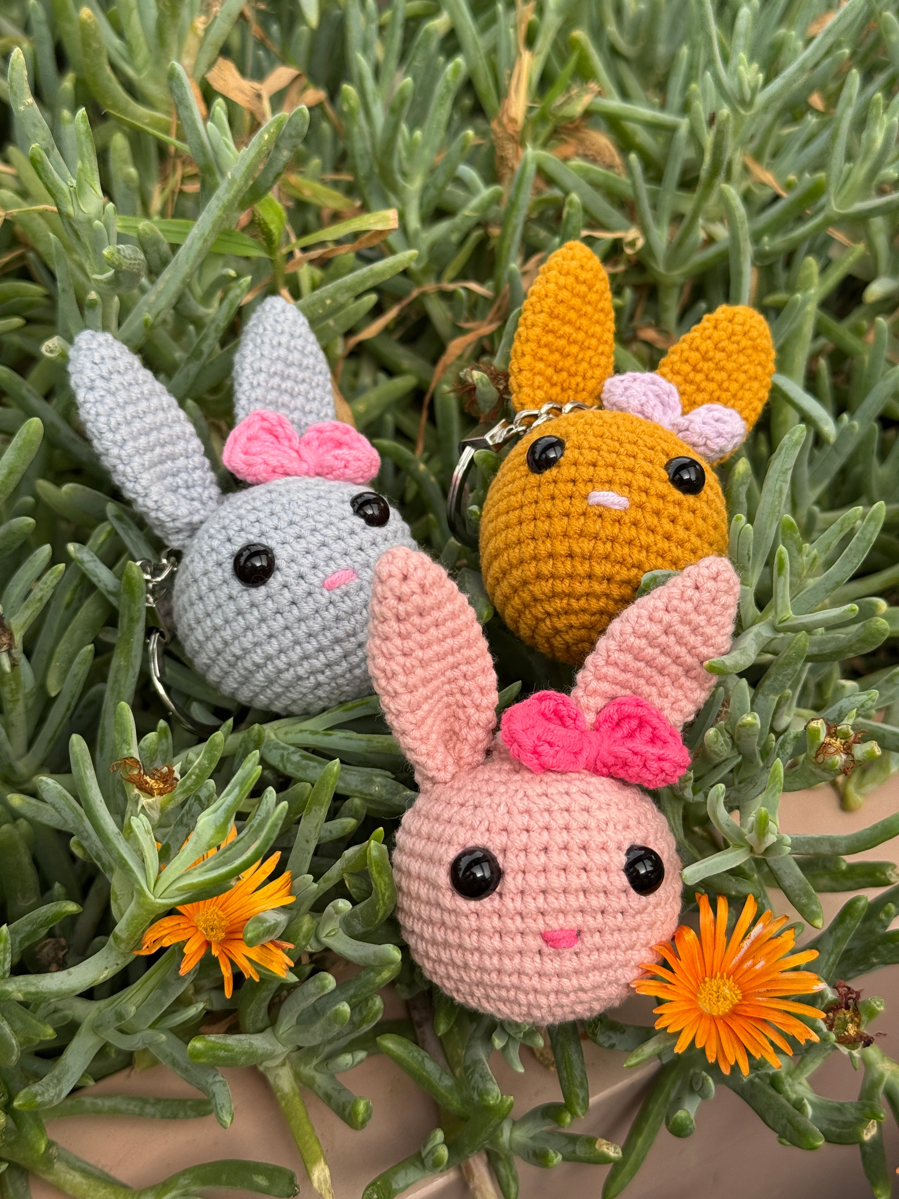 Bunny Head Keychain