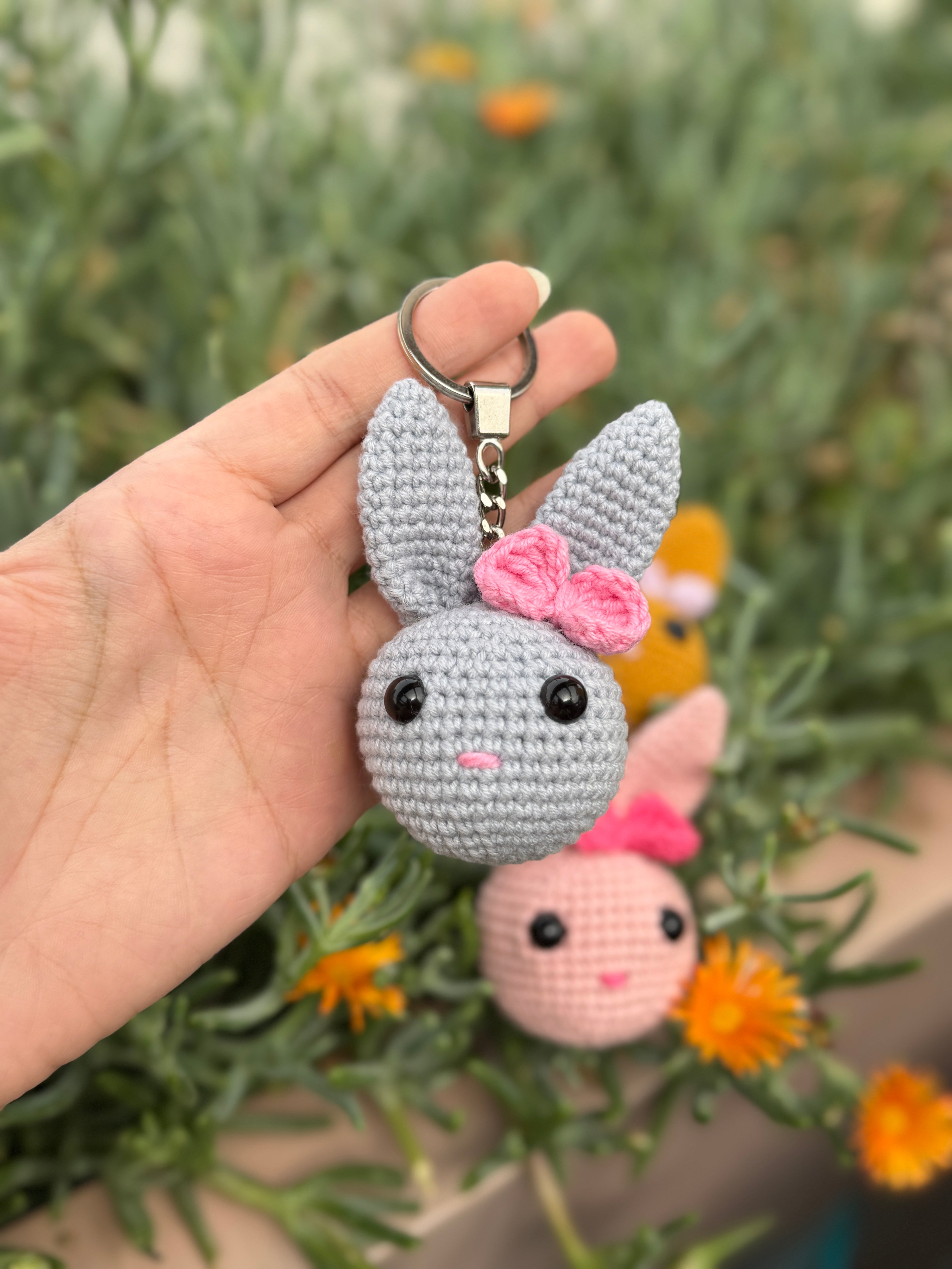 Bunny Head Keychain
