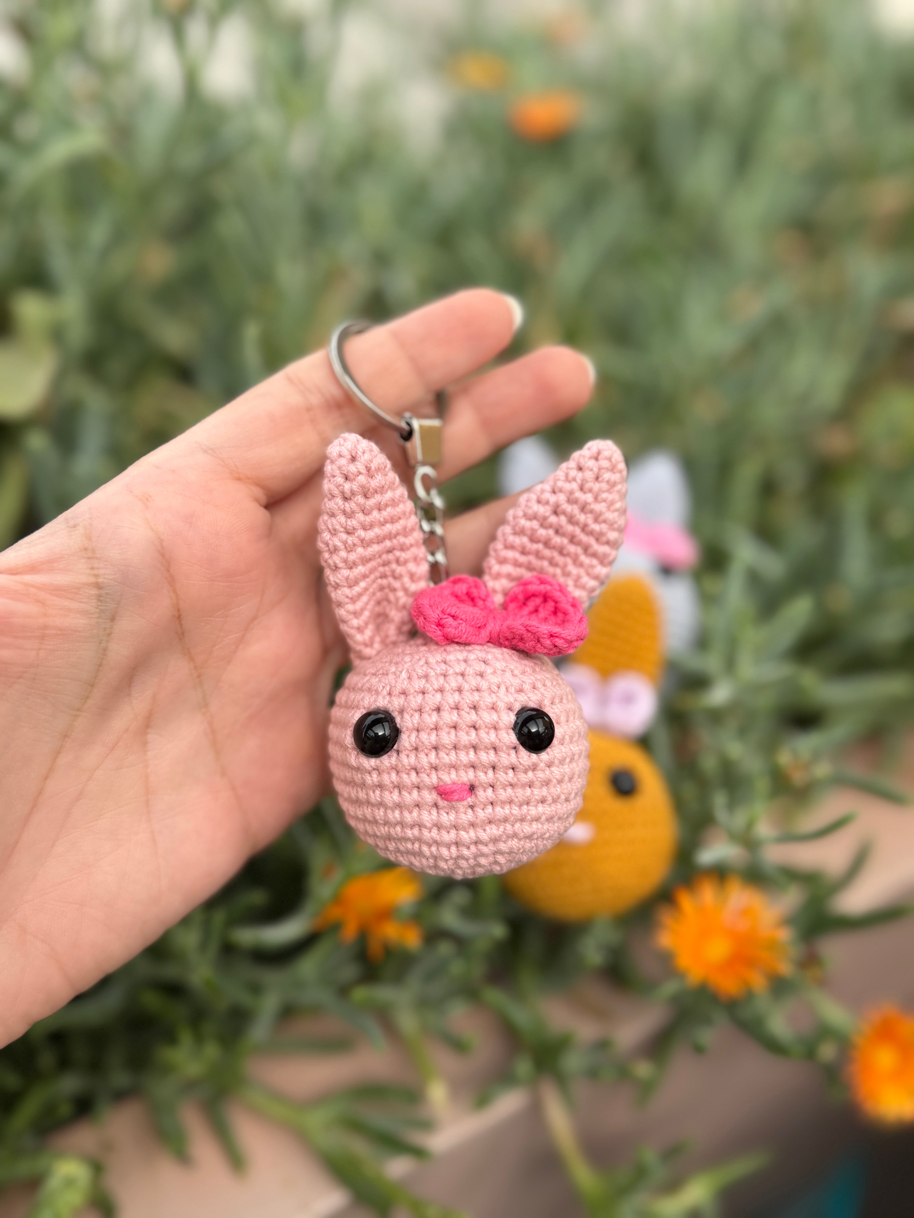 Bunny Head Keychain