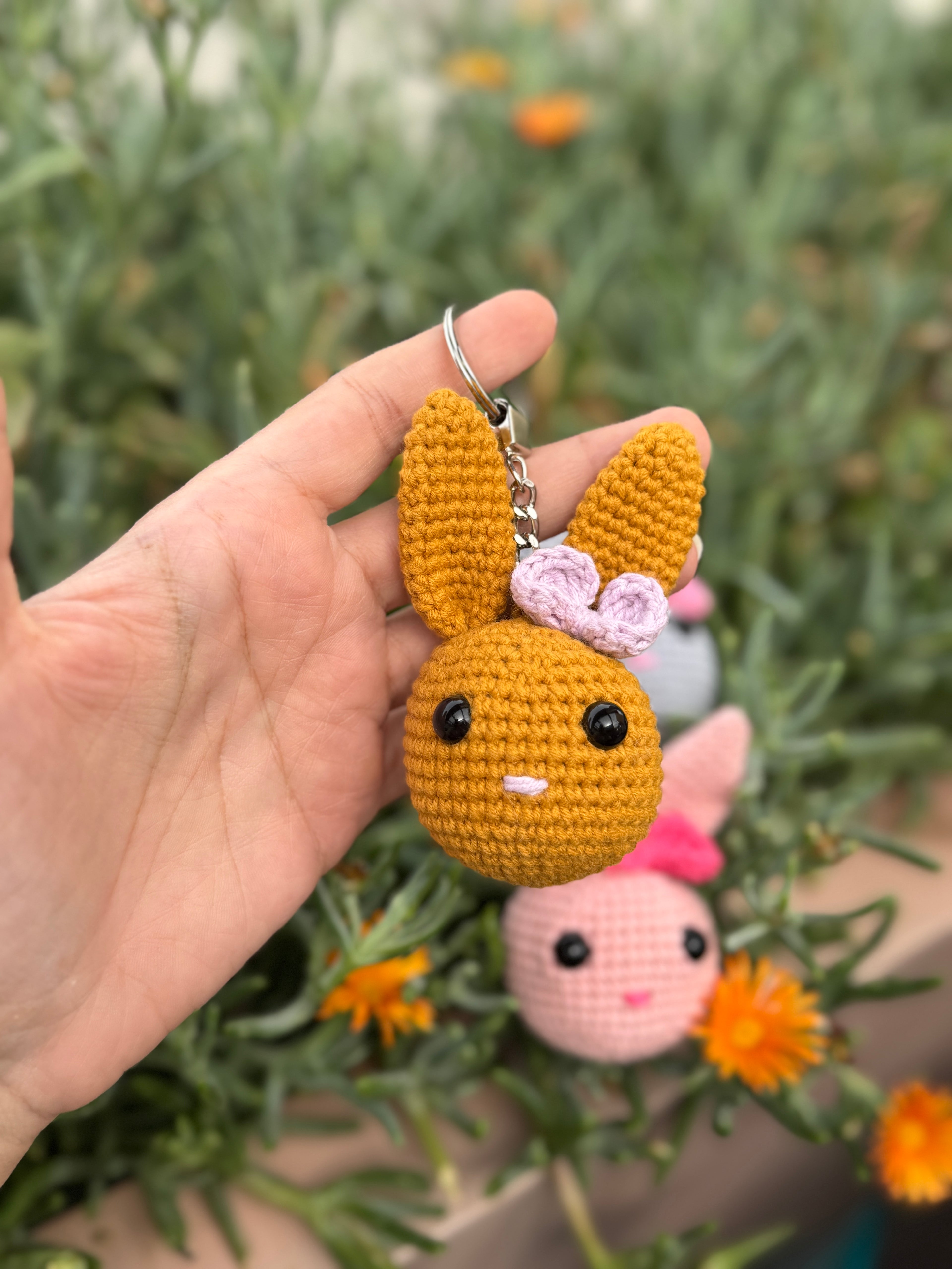Bunny Head Keychain