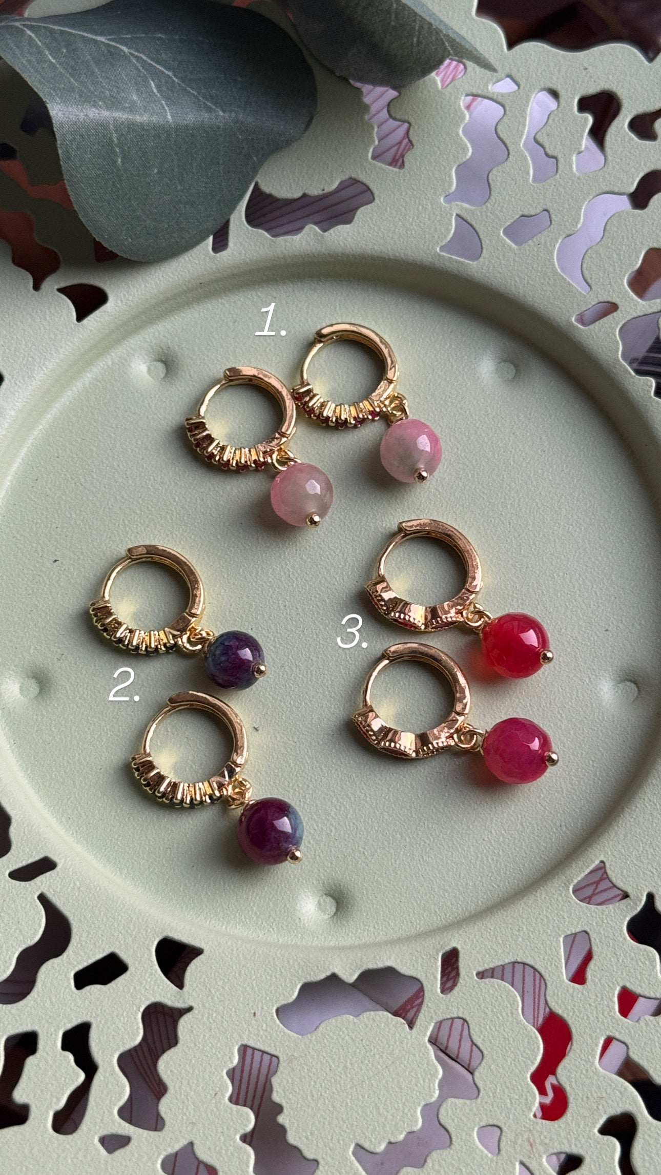 Gem Drops Earring