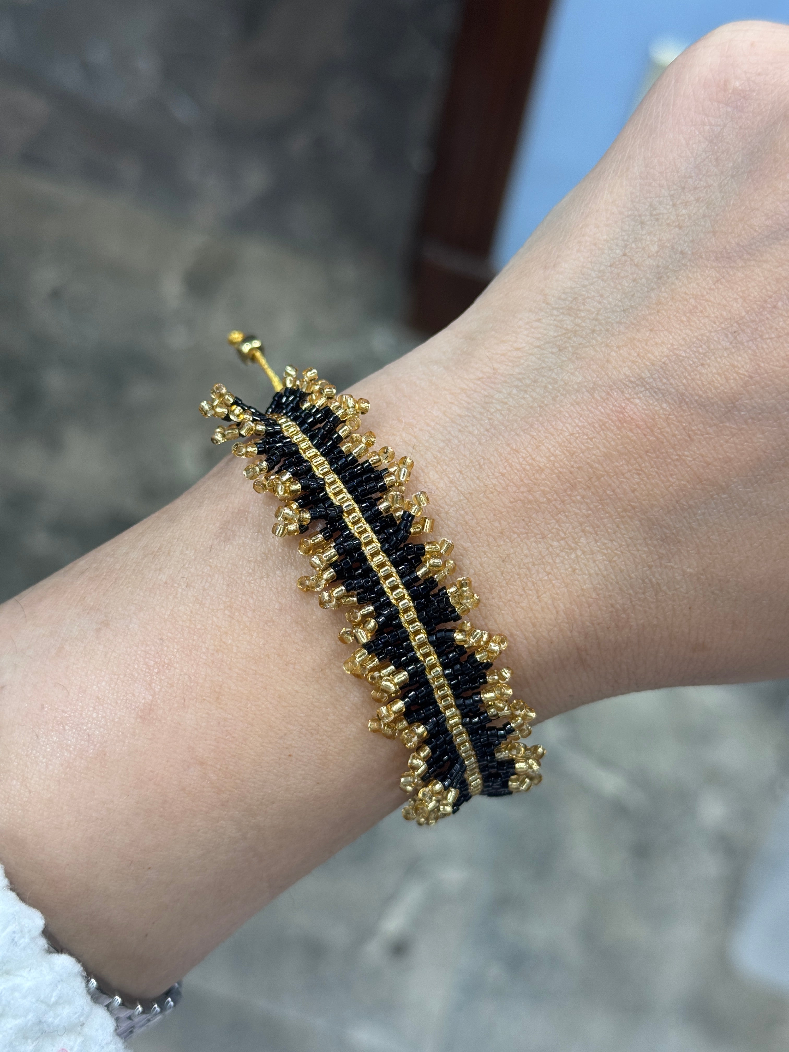 Miyuki Ruffle Beads Bracelet