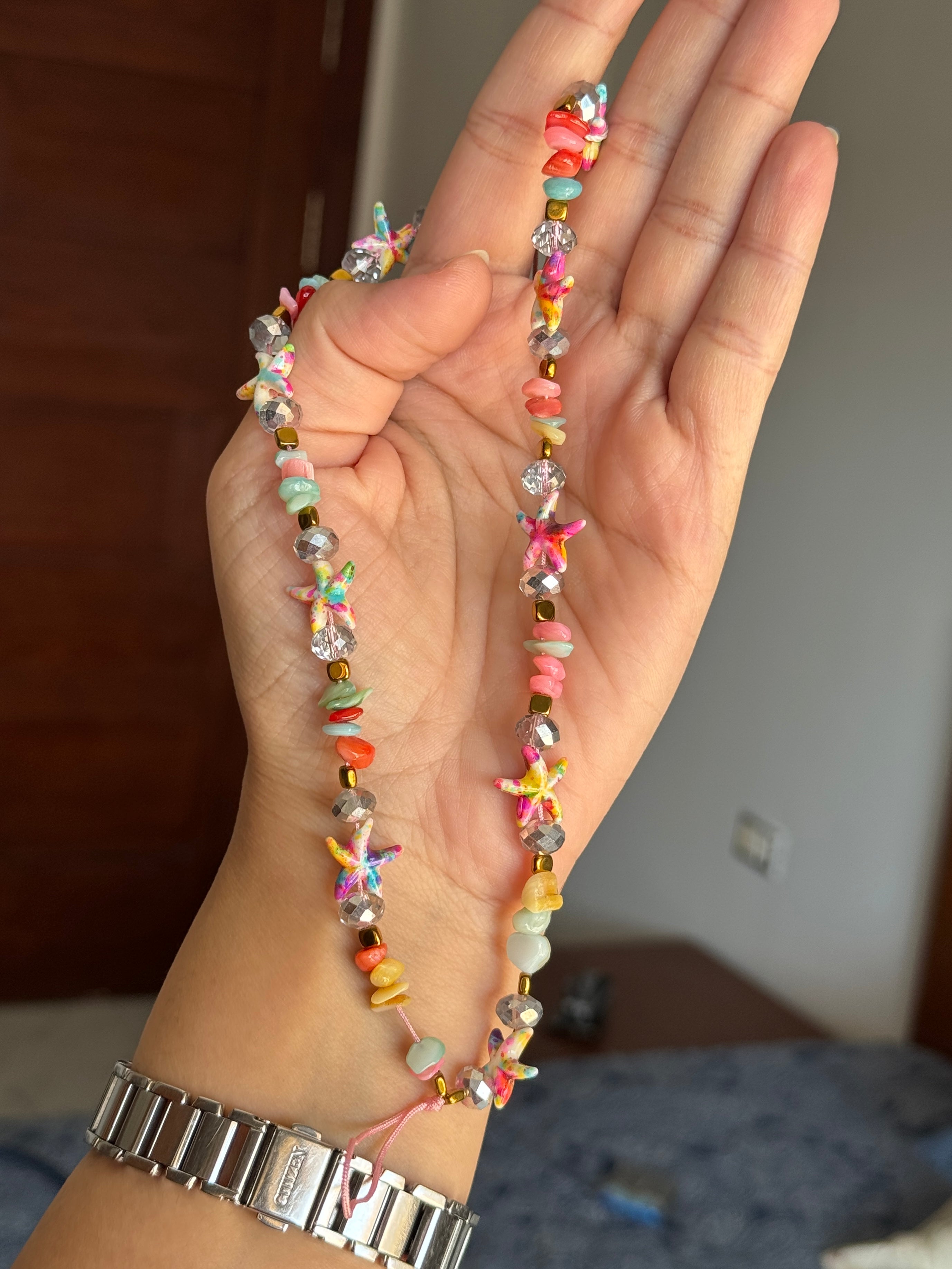 Summer Stars Short Mobile Cord
