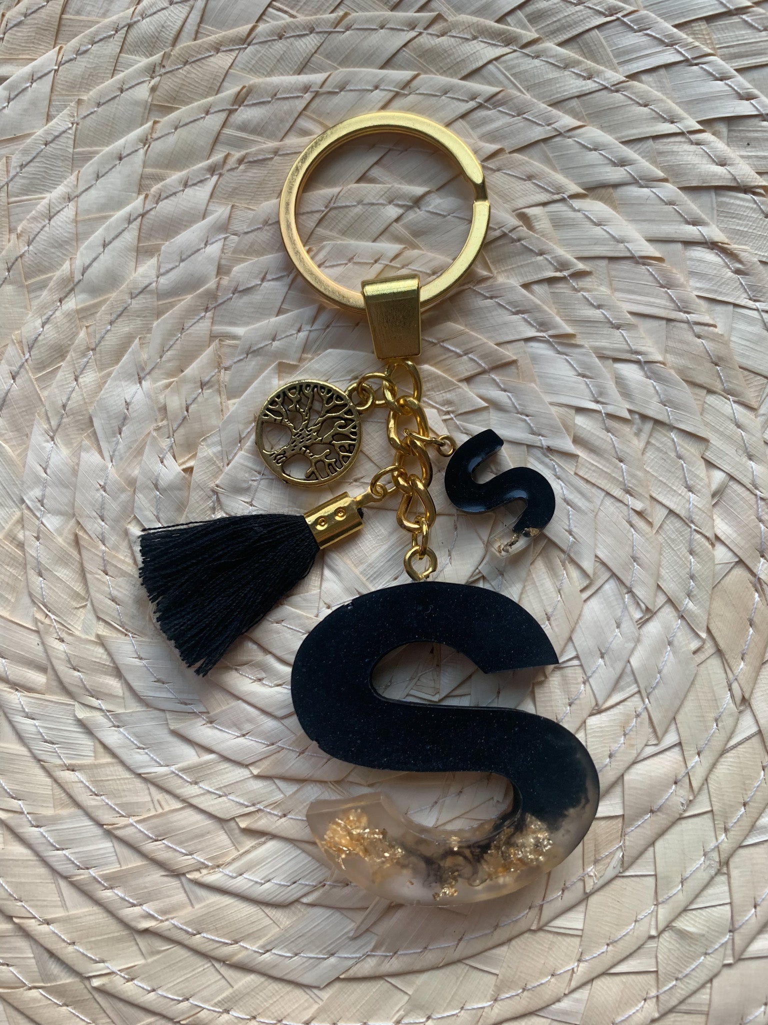Letter ( S ) Keychain