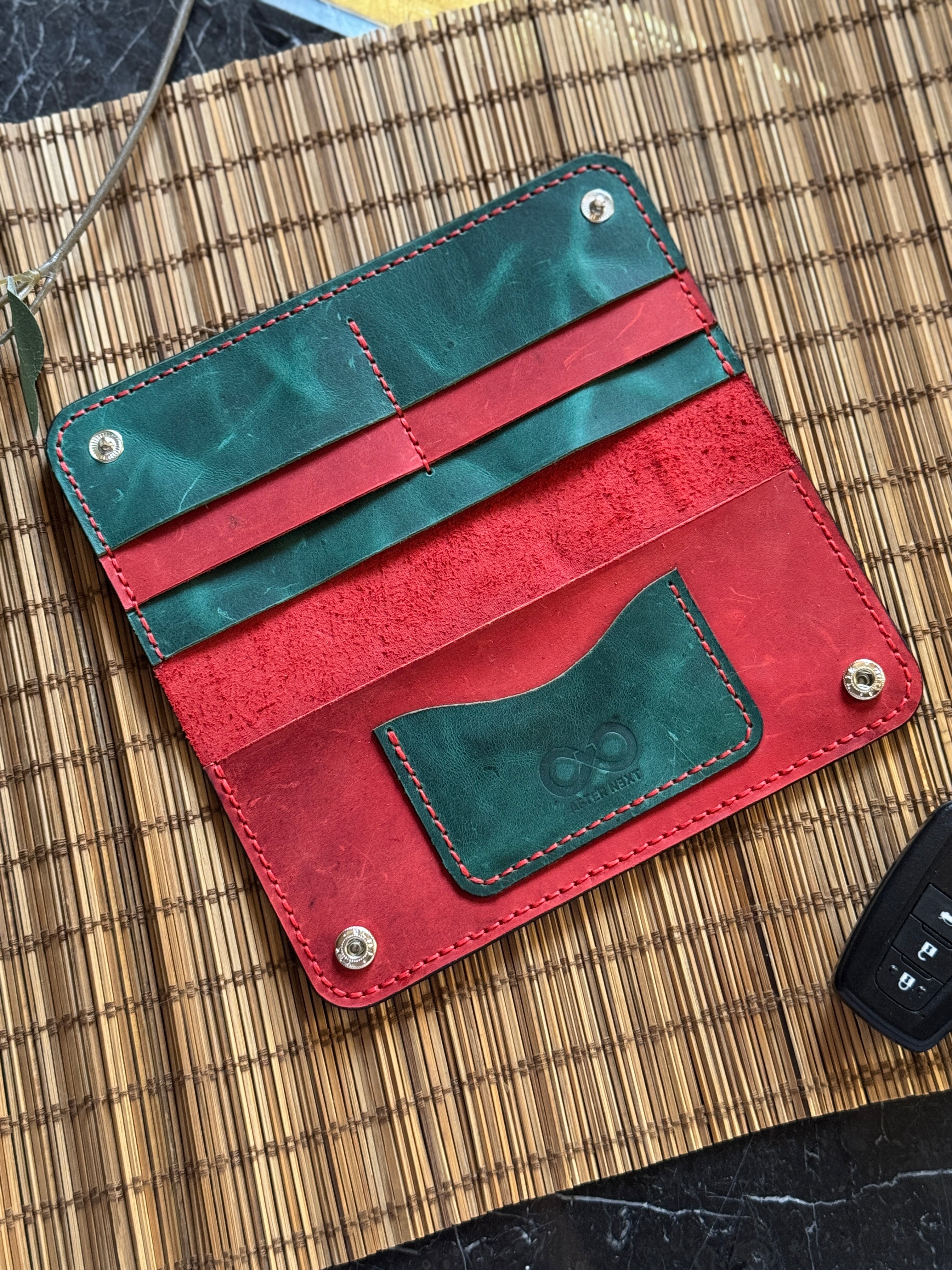 Tic Tac Long Wallet ( Red )
