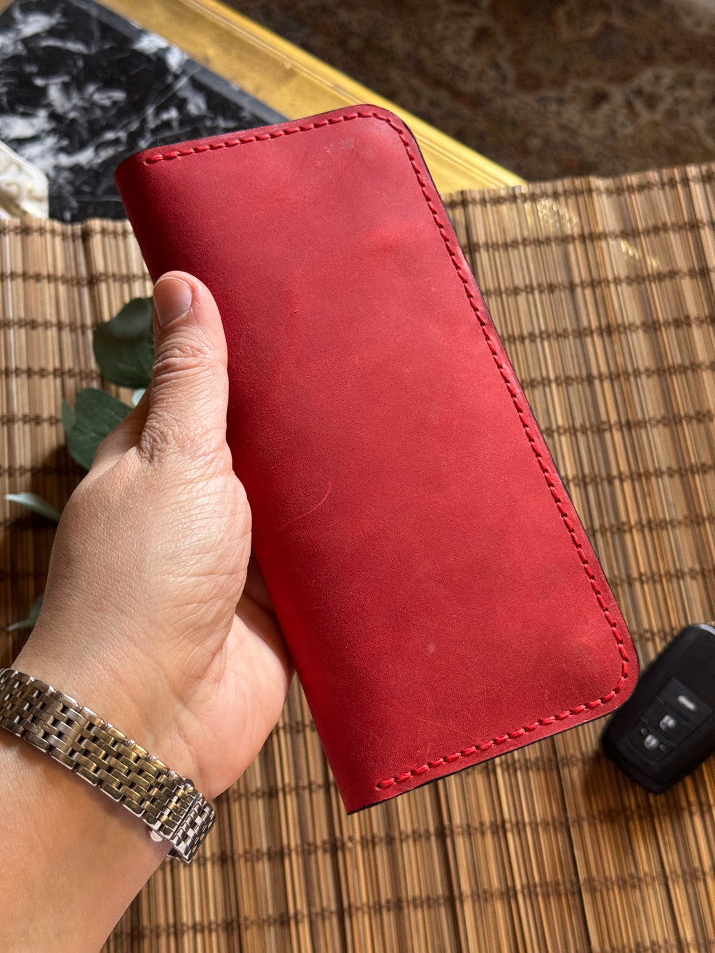 Tic Tac Long Wallet ( Red )