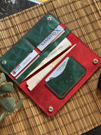 Tic Tac Long Wallet ( Red )