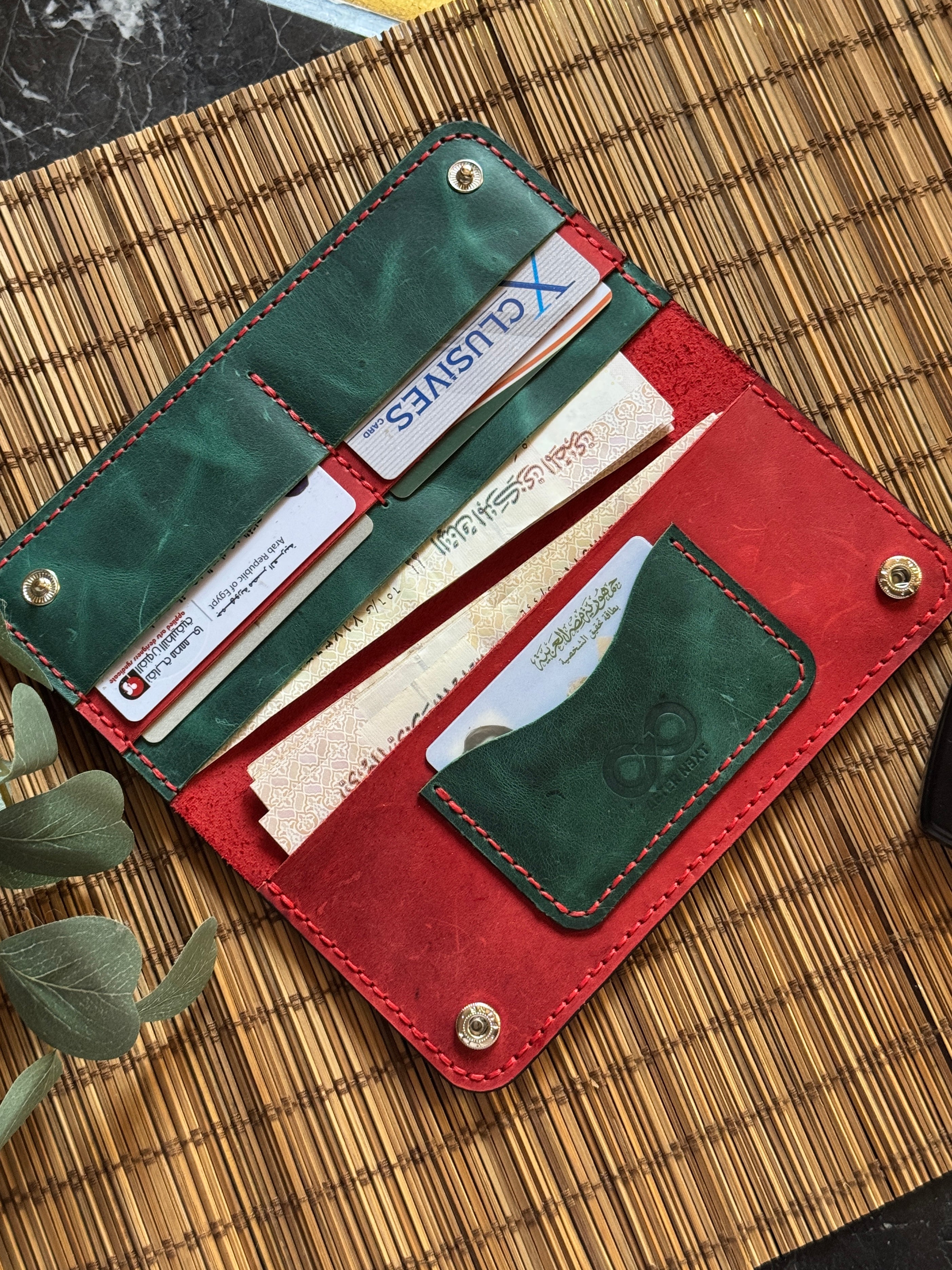 Tic Tac Long Wallet ( Red )