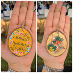 Smile Small Wood Car Hanger