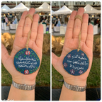 غصن وردة Small Wood Car Hanger