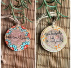 افوض امري الي الله Small Wood Car Hanger