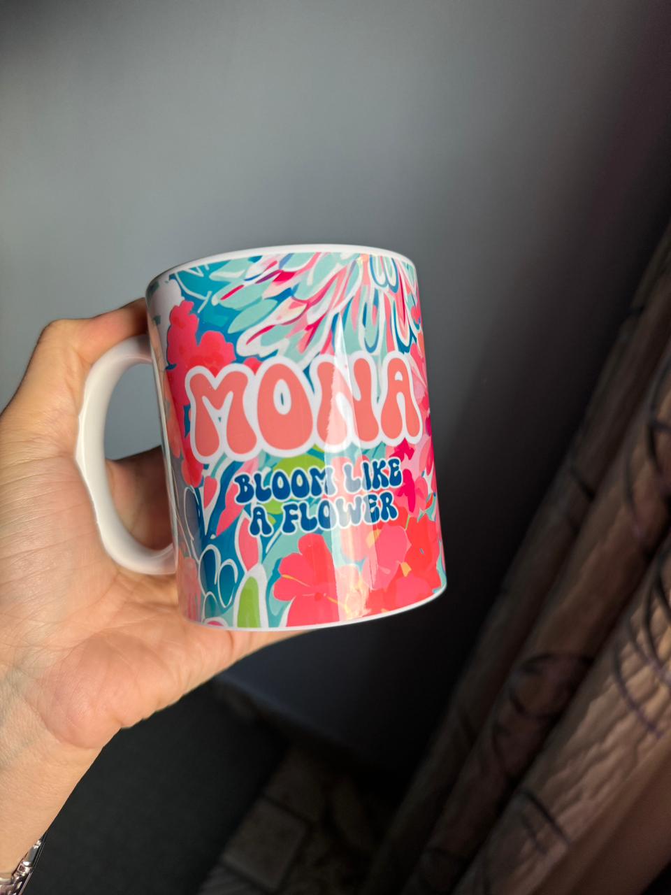 Floral Name Mug