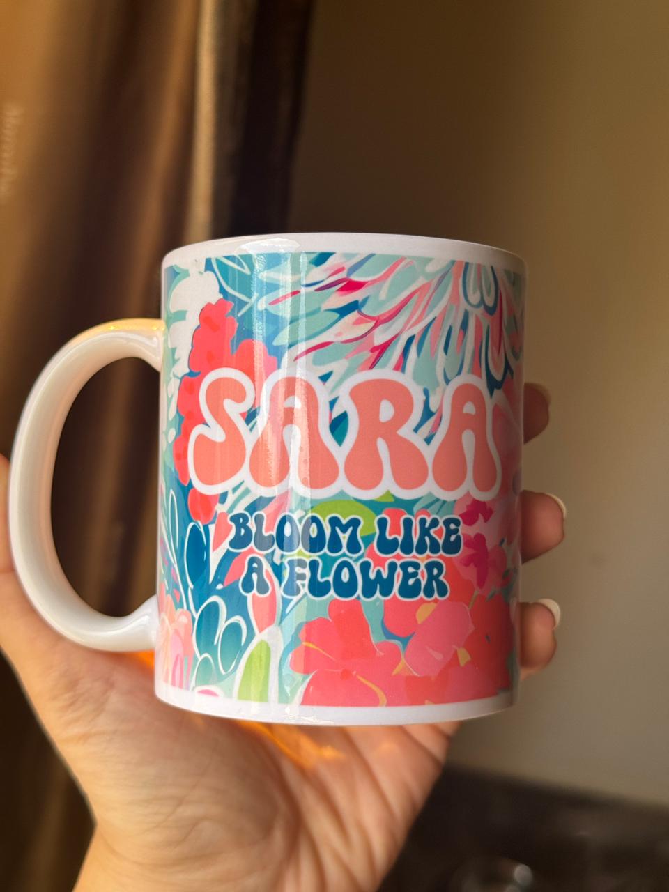 Floral Name Mug