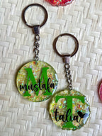 Letter/Name Keychain " Opal Colors "
