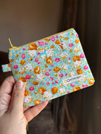 Tiny Flowers Keychain Wallet 