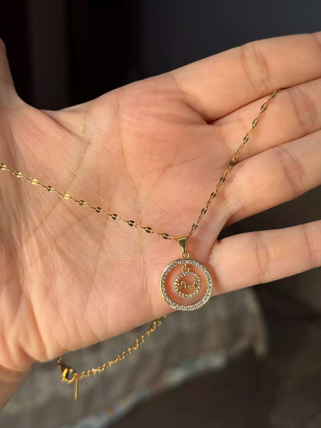 Stainless Steel Gold Necklace