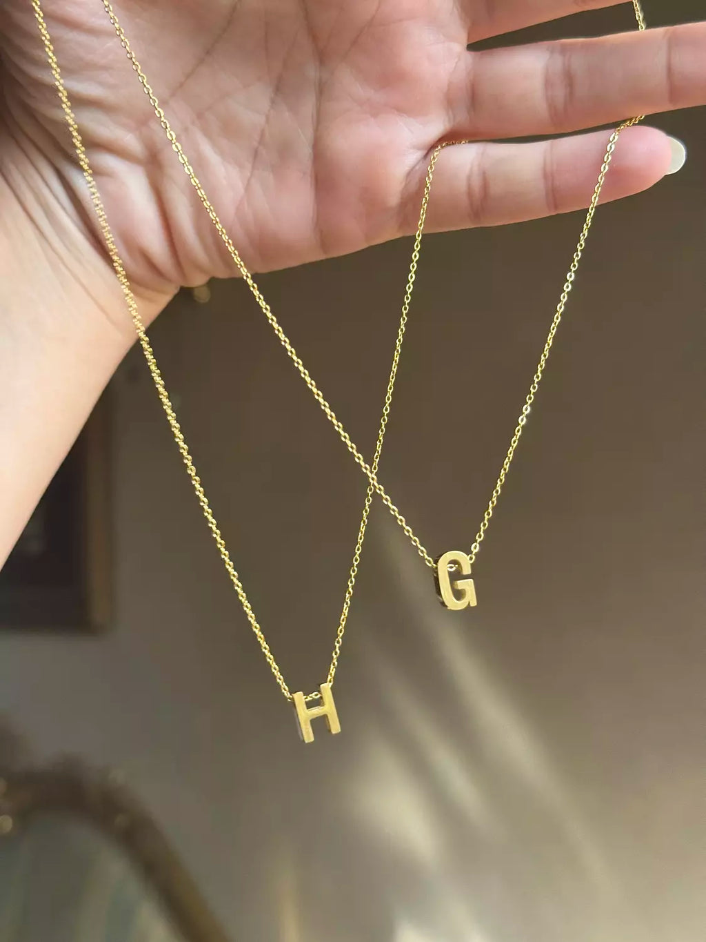Letter / Name Necklace ( Fine Necklace )