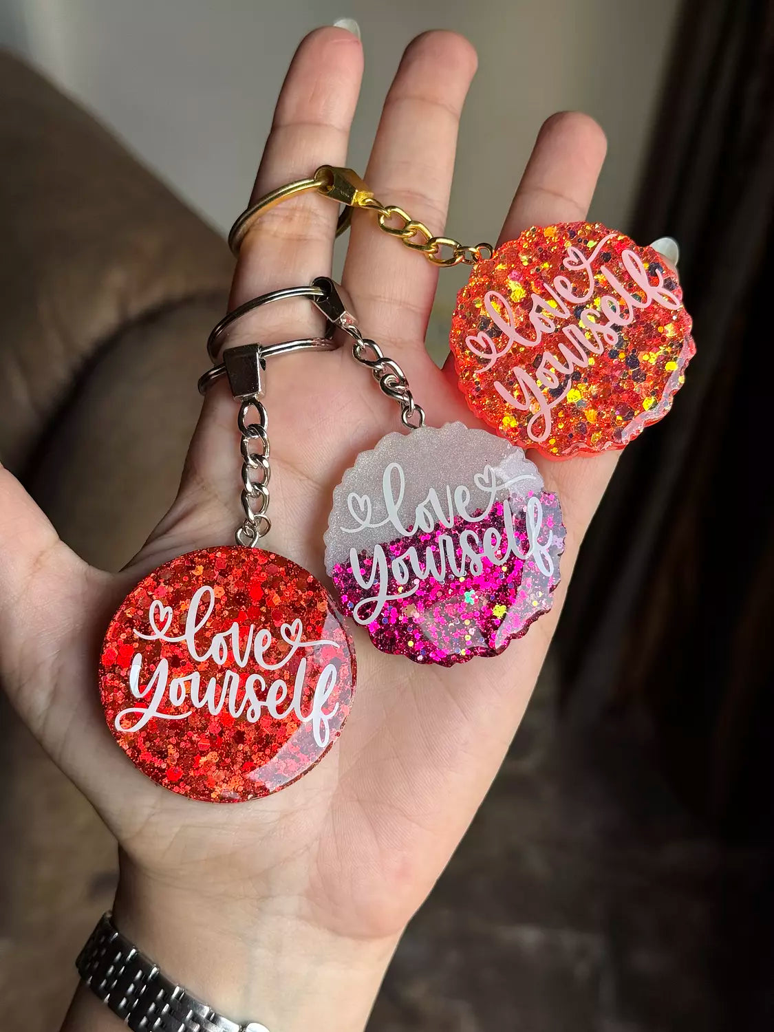 “ Love Yourself “ Keychain