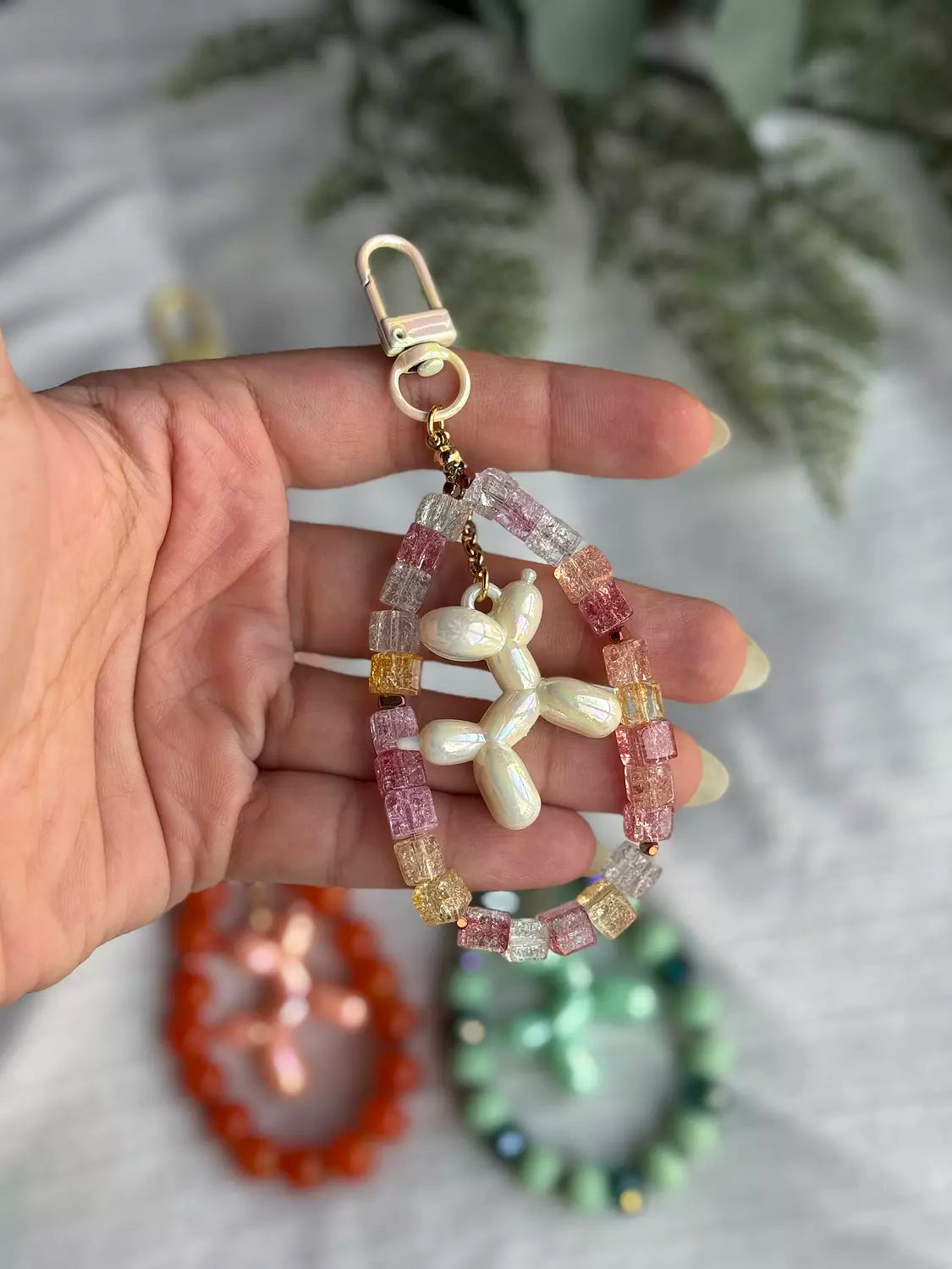 Small Balloon Dog Bag Charm " Set 1"