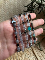 Hematite / Agate Grey Bracelet