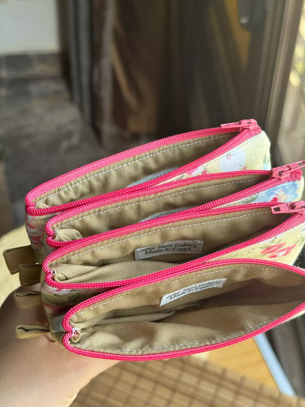 Yellow Rose Keychain Wallet