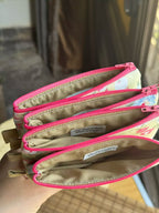 Yellow Rose Keychain Wallet