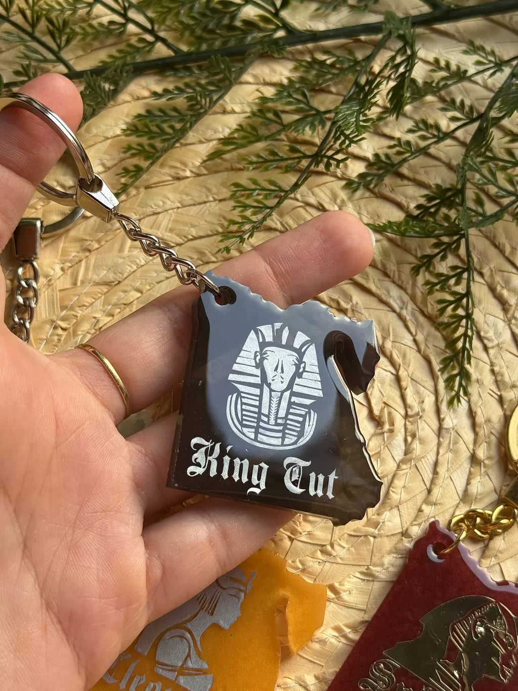 Egypt's Map Keychain