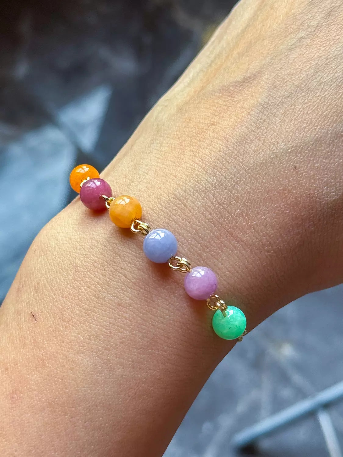Rainbow Agate Bracelet