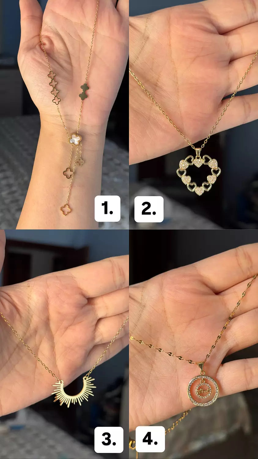 Stainless Steel Gold Necklace