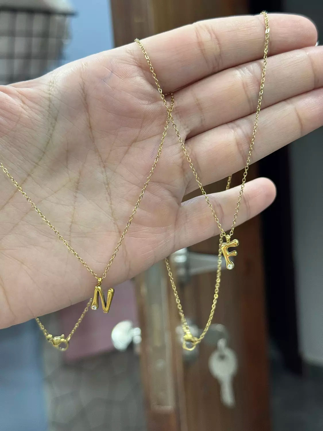 Struss Letter Necklace 