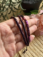 Hematite Purple Bracelet