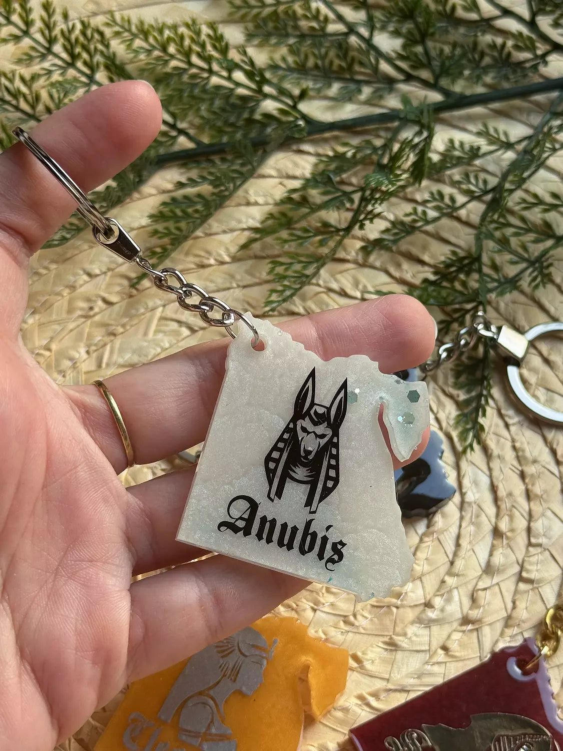 Egypt's Map Keychain