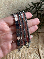 Hematite Silver Bracelet