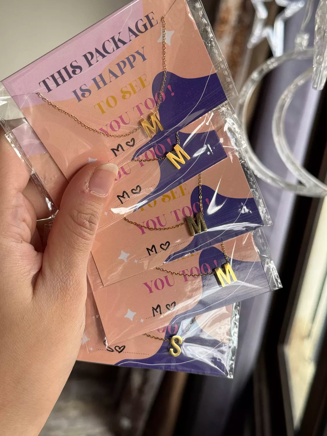 Letter / Name Necklace ( Fine Necklace )