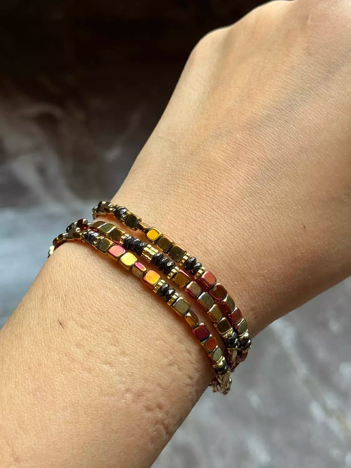 Hematite Necklace " Without Letter  "