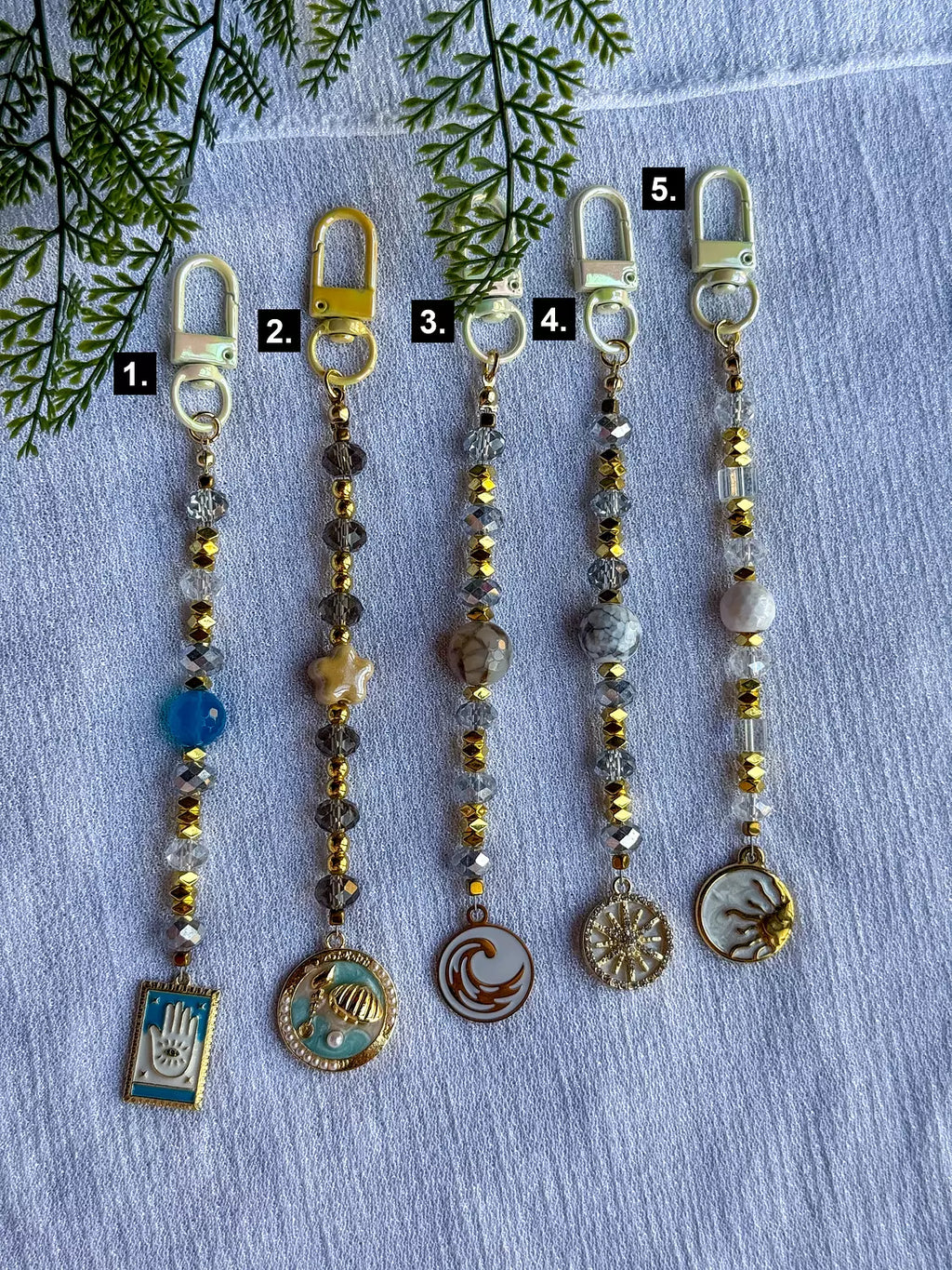 Bag Charm  " Set 4  "
