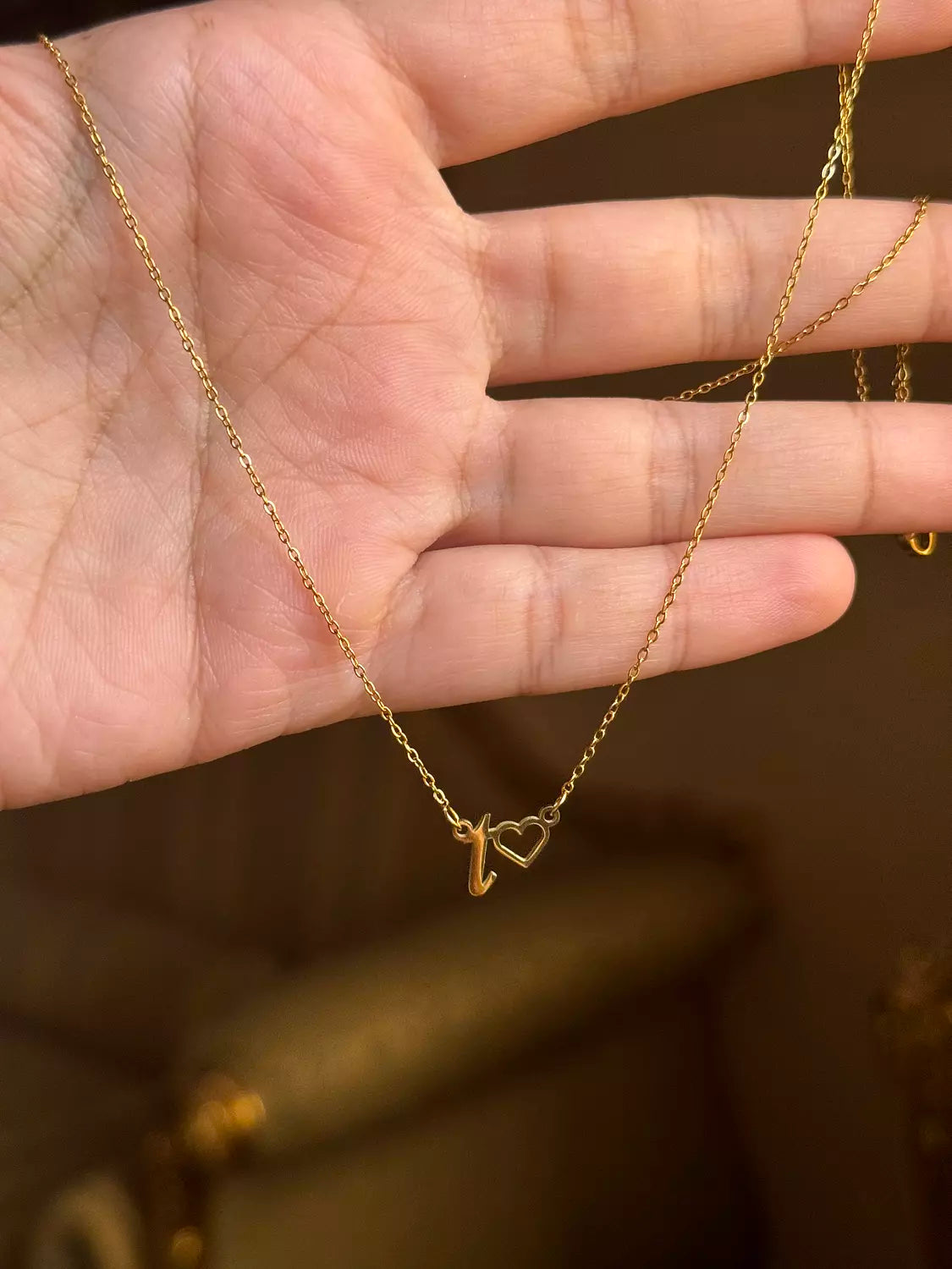 Letter Stainless Steel Necklace