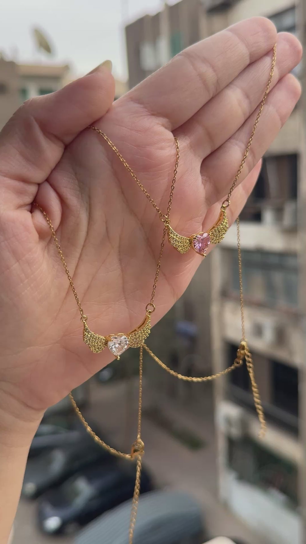 Winged Heart Necklace