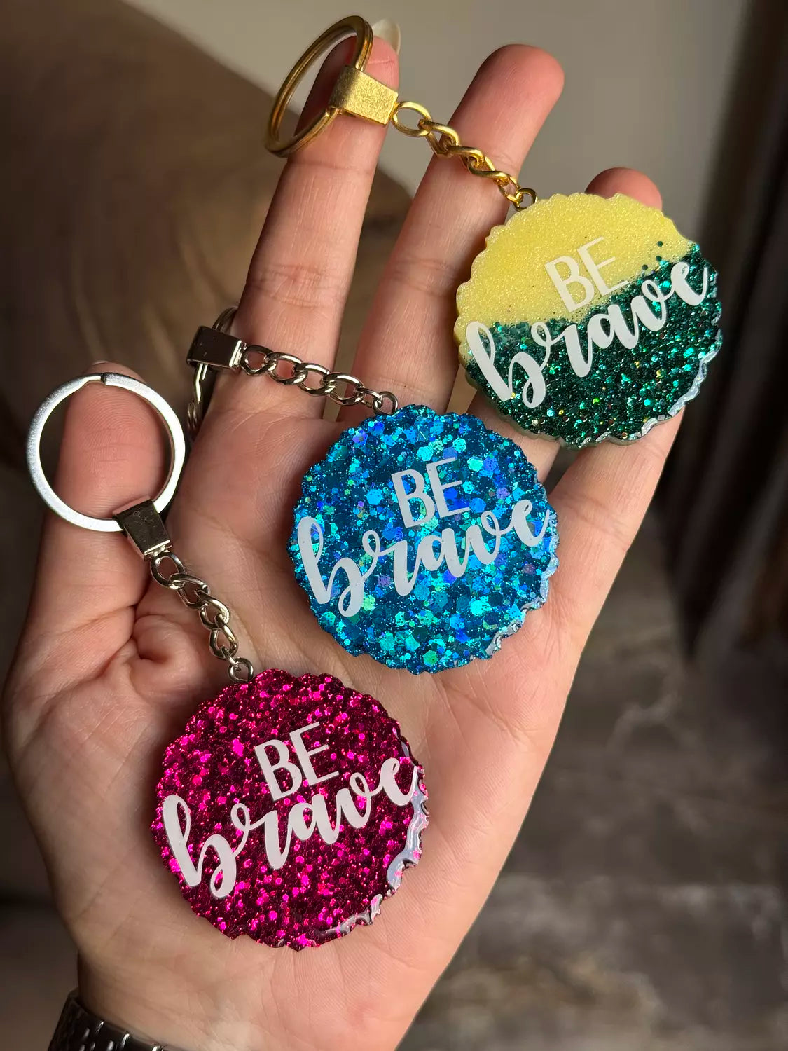 “ Be Brave “ Keychain
