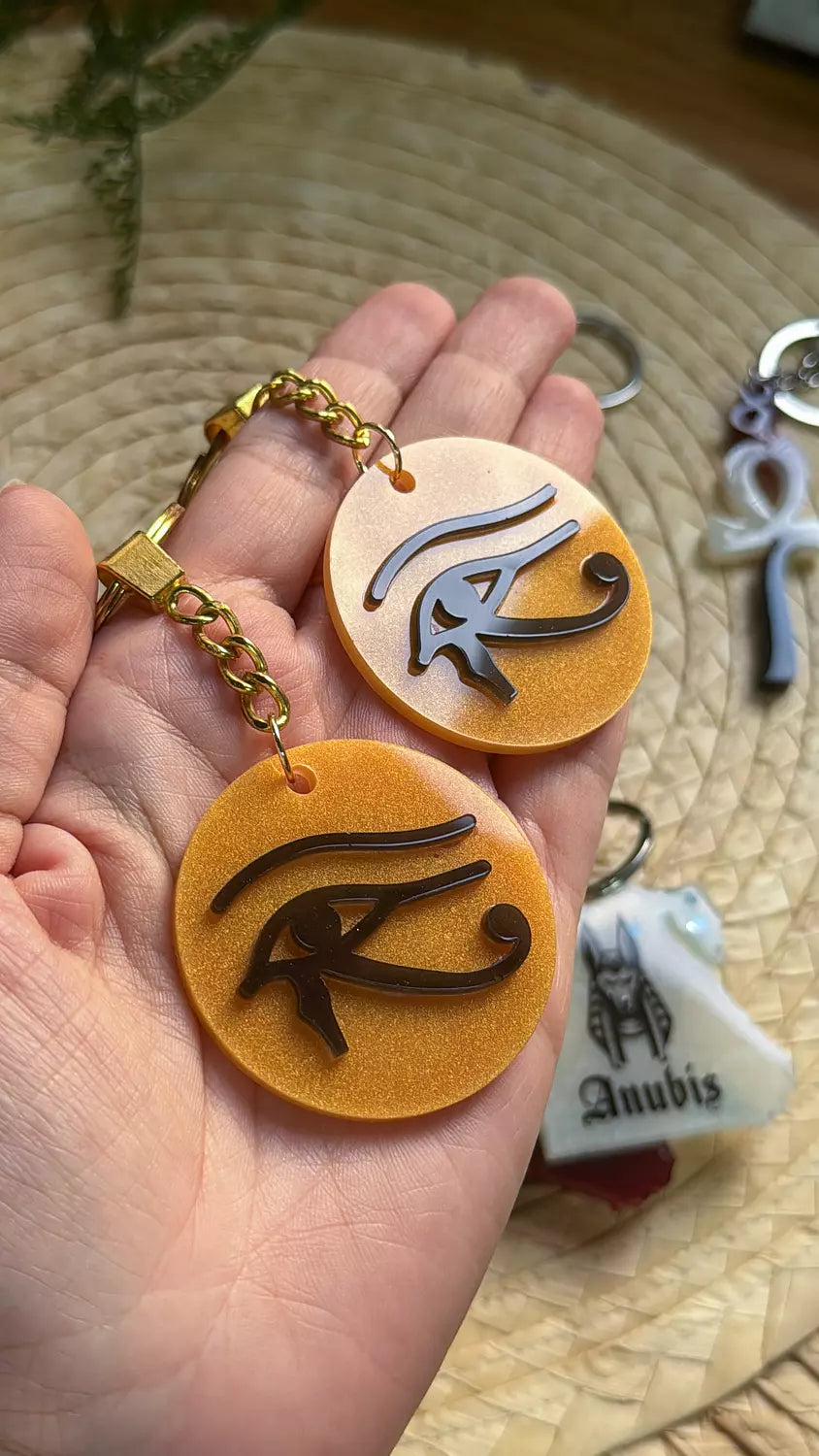 Horus Eye Keychain