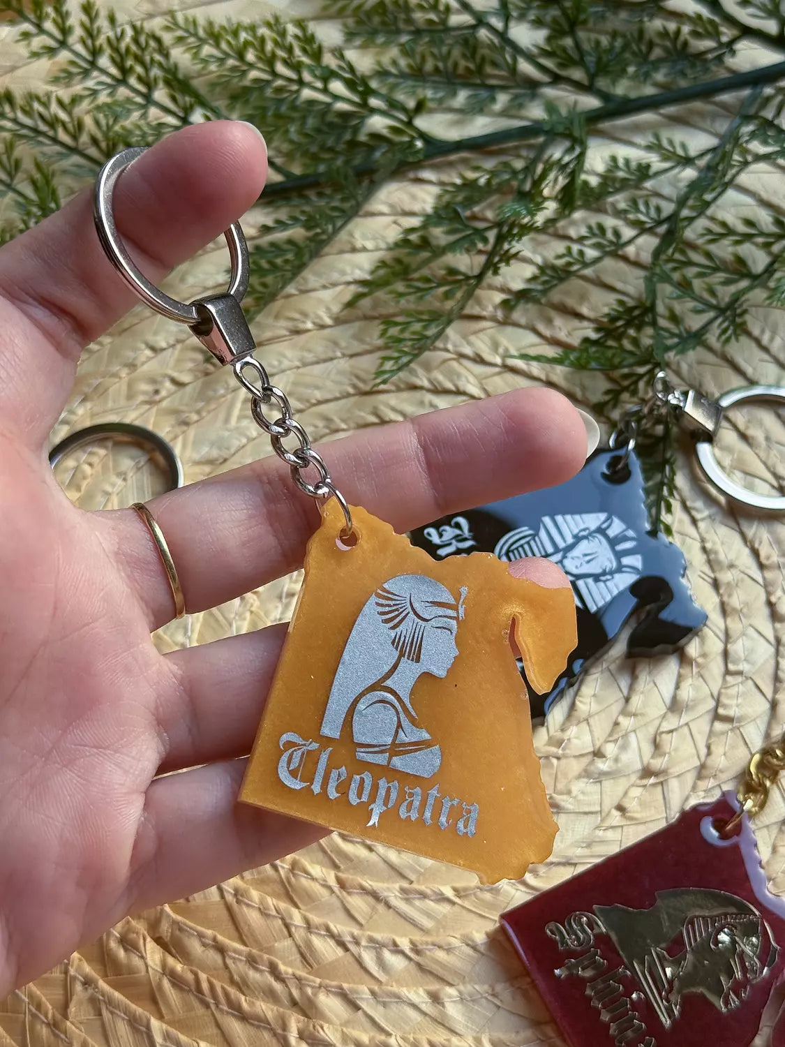 Egypt's Map Keychain