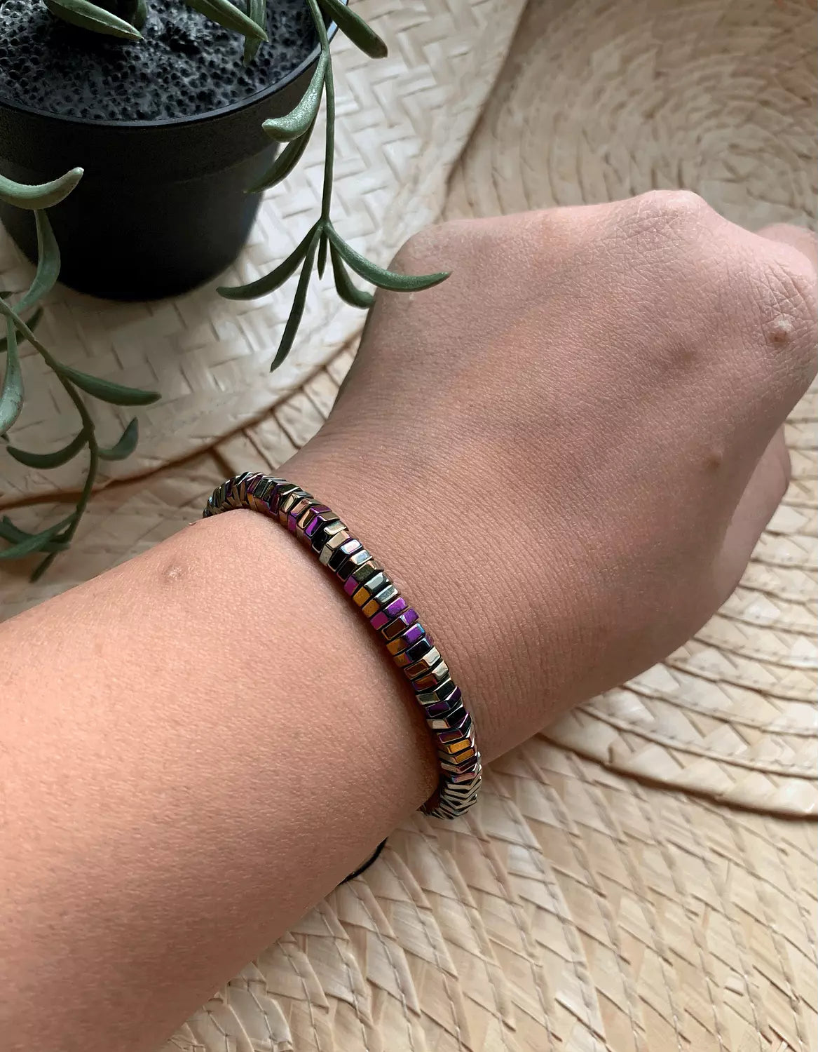 Hematite Mermaid Bracelet