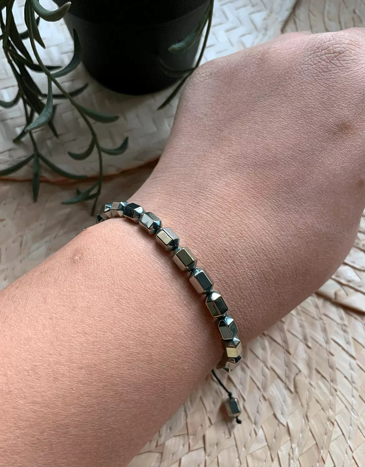 Hematite Green Bracelet